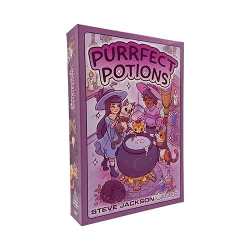 Purrfect Potions Family Dice Tile Game Brew Potions with Cat Familiars for Ages 8 24 Players 30 Min Play