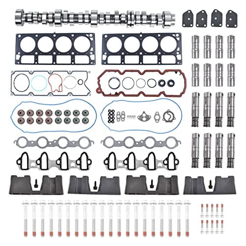 SUSUCAR 53 AFM DOD Lifters Camshaft Kit Head Gasket for 20072013 Chevy Silverado 1500 Suburban Tahoe GMC Sierra 1500 Yukon Buick 53L V8