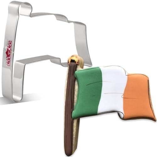 LILIAO Flag Cookie Cutter - 3.6 x 4.1 inches - Stainless Steel