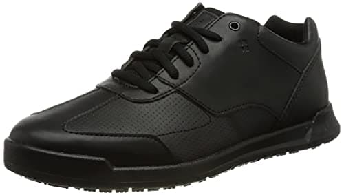 Shoes for Crews Womens SlipResistant Work Sneakers Comfortable NonSlip Shoes for Women in Healthcare Food Service Retail Liberty 85 Black