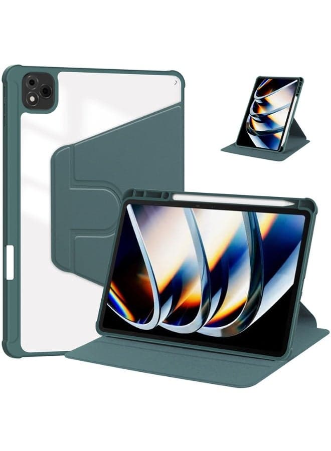 360° Rotating Stand Case for Infinix X Pad 11, Auto Wake/Sleep, for Infinix X Pad 11 Leather Case with Pencil Holder Men