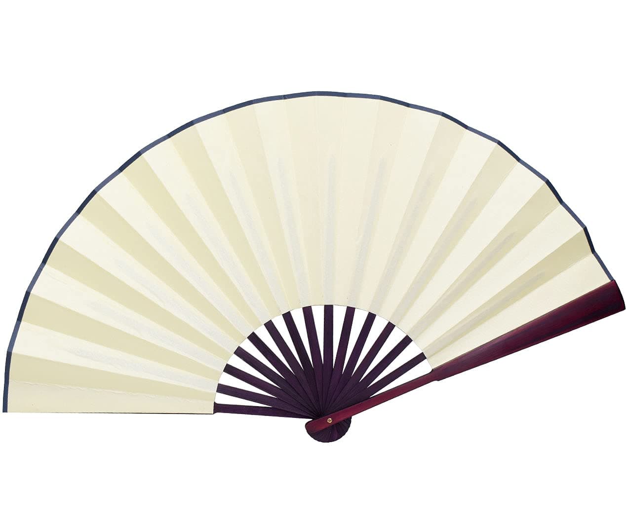 HONSHEN Folding Fan China FanHand Fans with Traditional Chinese Arts cream 13inch