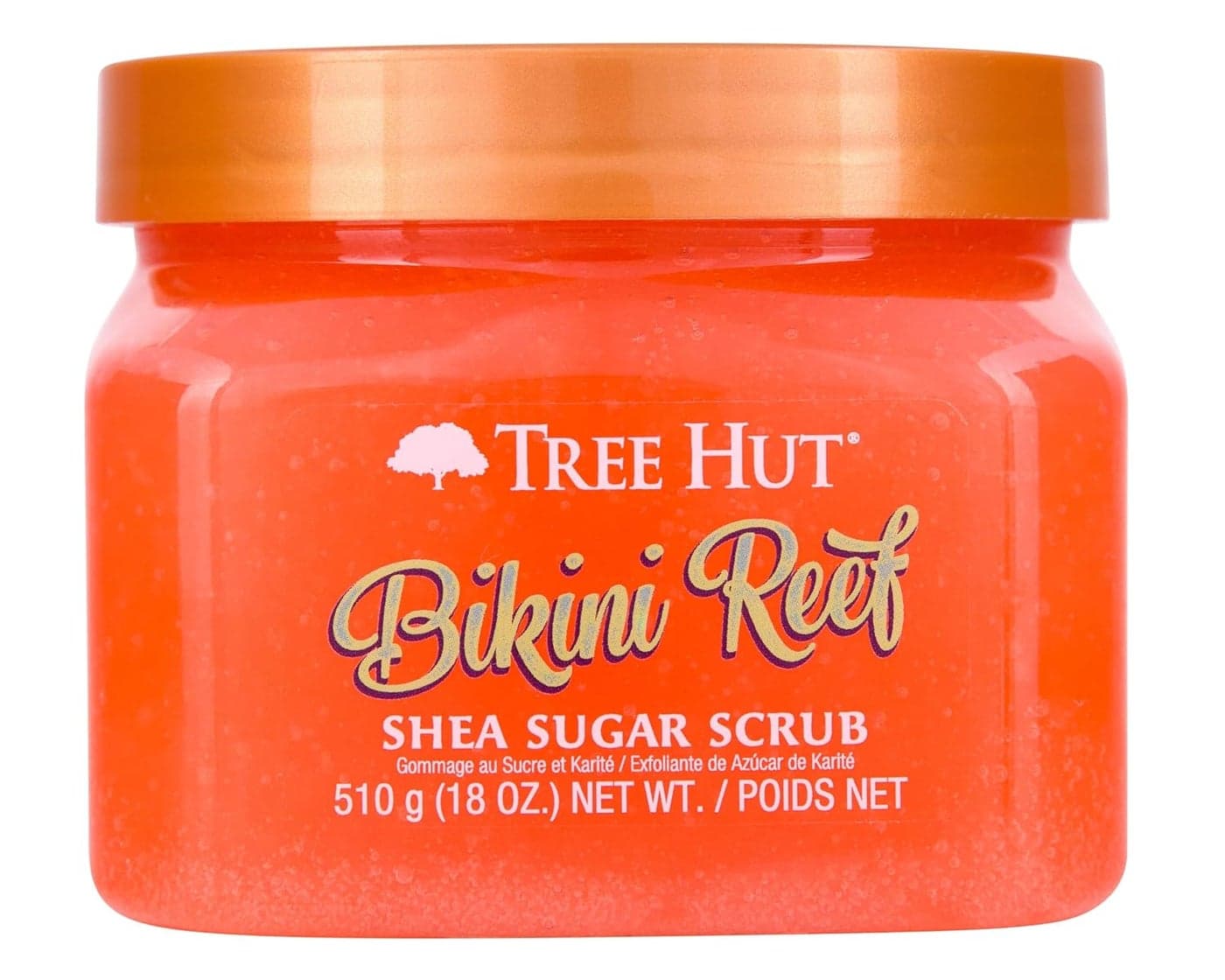 Tree Hut Bikini Reef Shea Sugar Scrub Exfoliating Body Scrub Removes Dead Dry Skin for a Soft Hydrated Feel Nourishing Essential Body Care 18 fl oz