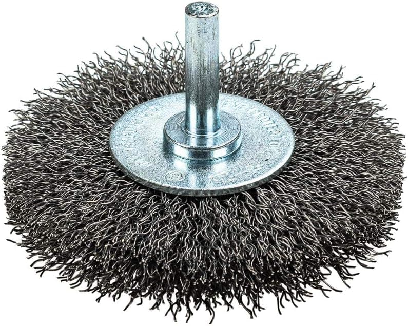 Forney 72254 Wire Wheel Brush Coarse Crimped with 14 Round Shank 3