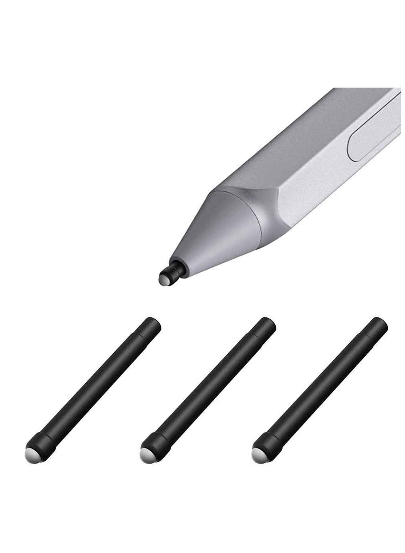 3PCS HB Refill Durable Excellent Pen Nib High Sensitivity Compatible with Surface Pro 4 5 6 7 Surface Pro Fine Surface Pen Tips Replacement