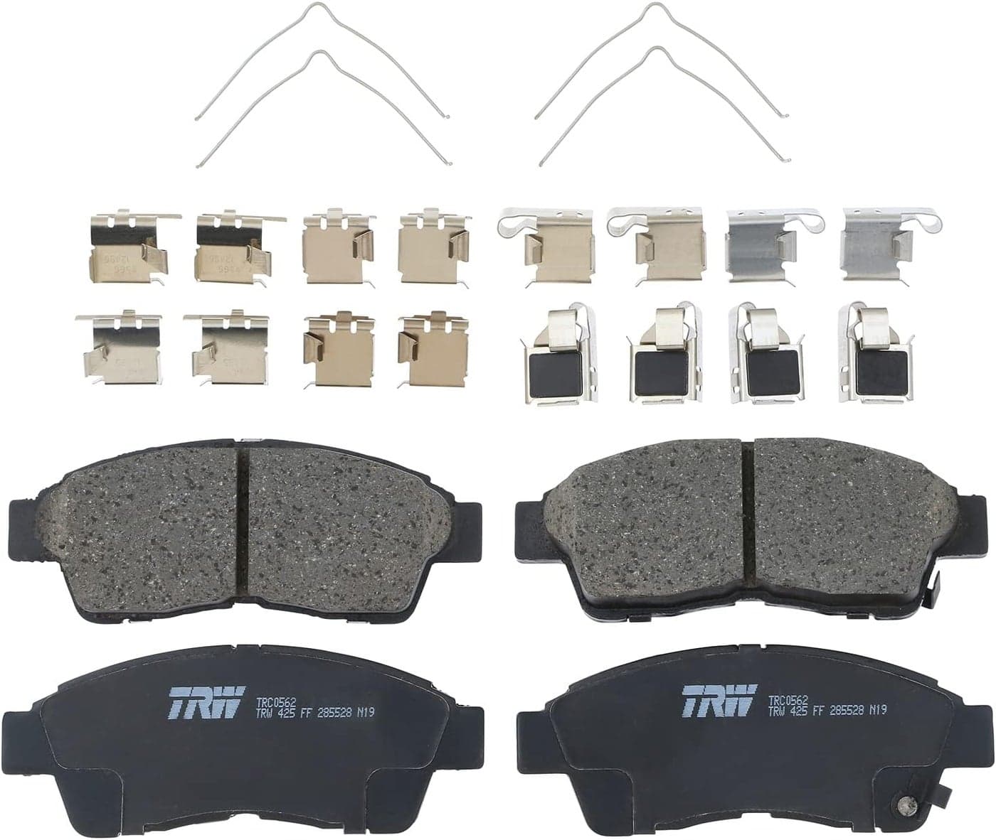 TRW Pro TRC0562 Disc Brake Pad Set for Toyota Camry 1991-2001 - Front