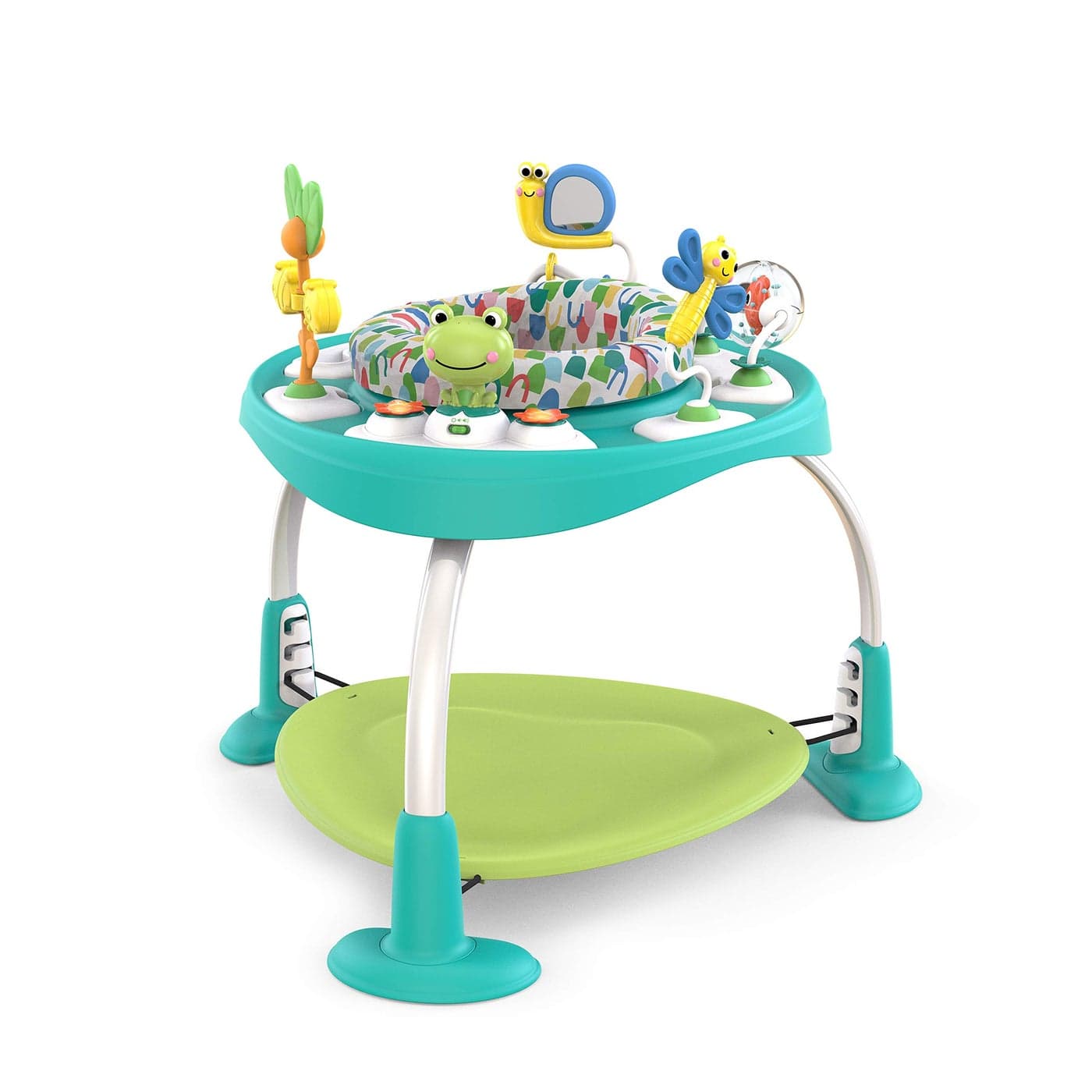 Bright Starts Bounce Bounce Baby 2in1 Activity Center Jumper Table Playful Pond Green 6 Months