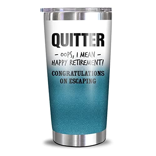 NewEleven Retirement Gift For Woman 2026 - Goodbye Gift, Farewell Gifts For Coworkers - Funny Coworker Gifts For Women, Friends, Boss From Work Bestie, Family - 20 Oz Tumbler