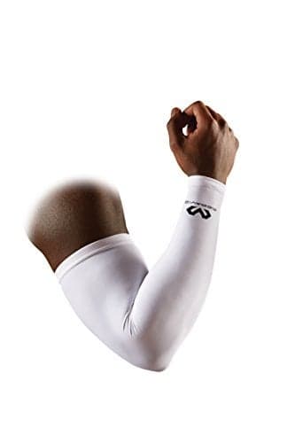 McDavid Compression Arm Sleeves (Pair), White, Small