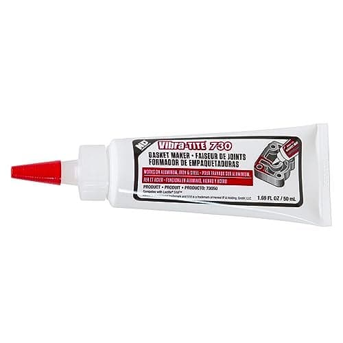 Vibra-TITE 730 Red Solvent Resistant Flexible Gasket Maker, 50ml Tube