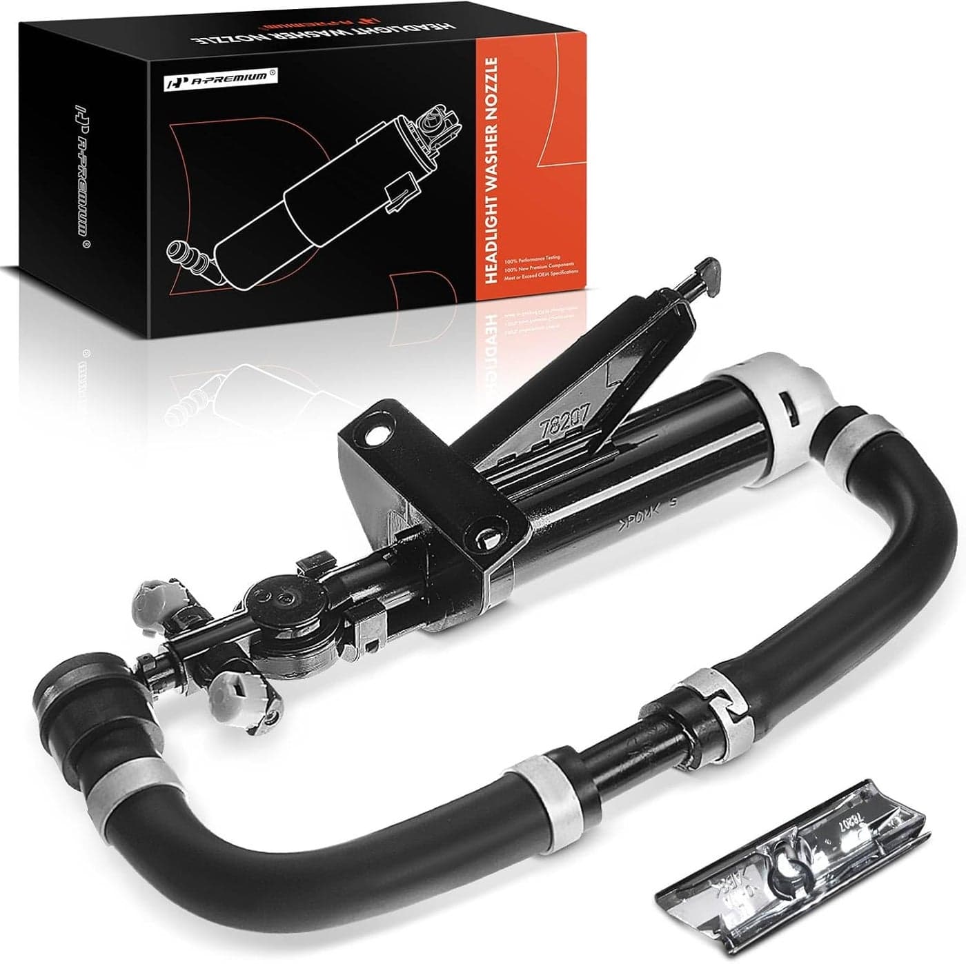 A-Premium Headlight Washer Nozzle Assembly for Lexus GS300 GS350 GS430 GS450h GS460 2006-2011 Front Driver Side
