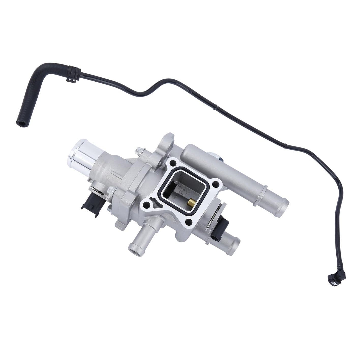 Aluminium Engine Coolant Thermostat Housing Assembly Kitwith Throttle Body Inlet Heater PipeFit for Chevy Cruze 20112016 Chevy Sonic 20132018 18L Replaces Part 251998242519222825192904