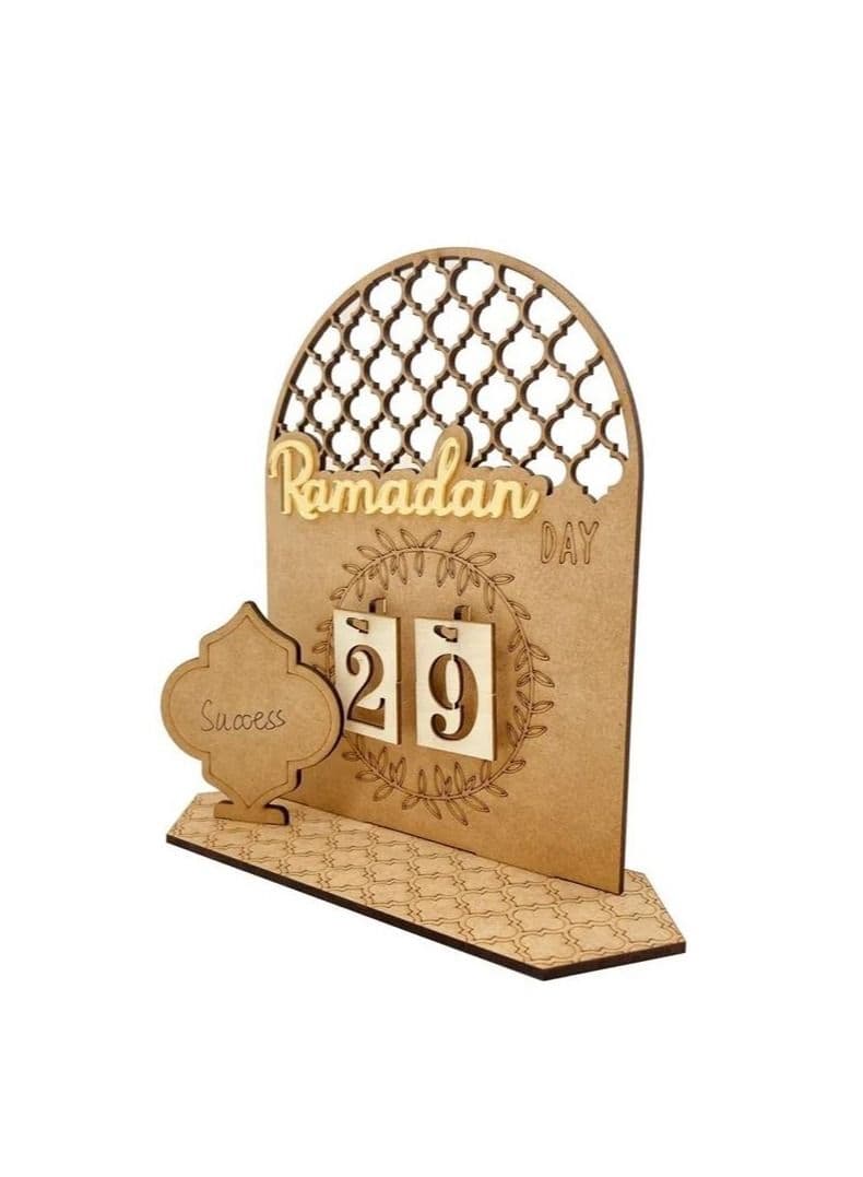 Ramadan Advent Calendar Countdown Calendars Decorations For Home Table Desktop Ornaments Eid Gift