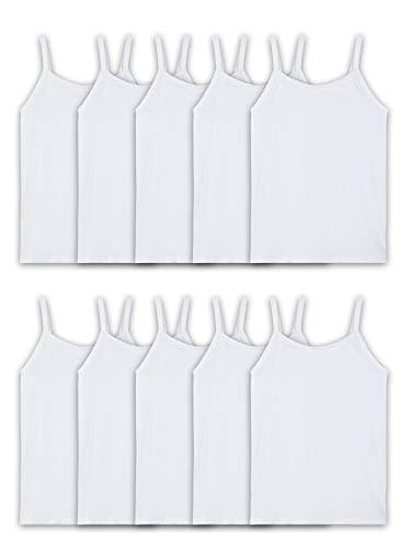 Fruit of the Loom girls Undershirts (Camis & Tanks) (Pack of 10)