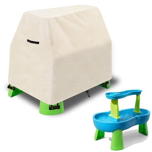 Aacabo Kids Water Table Cover Fit Rain Showers Splash Pond Water TableWaterproof Dust Proof AntiUV Outdoor Toys CoverCover only