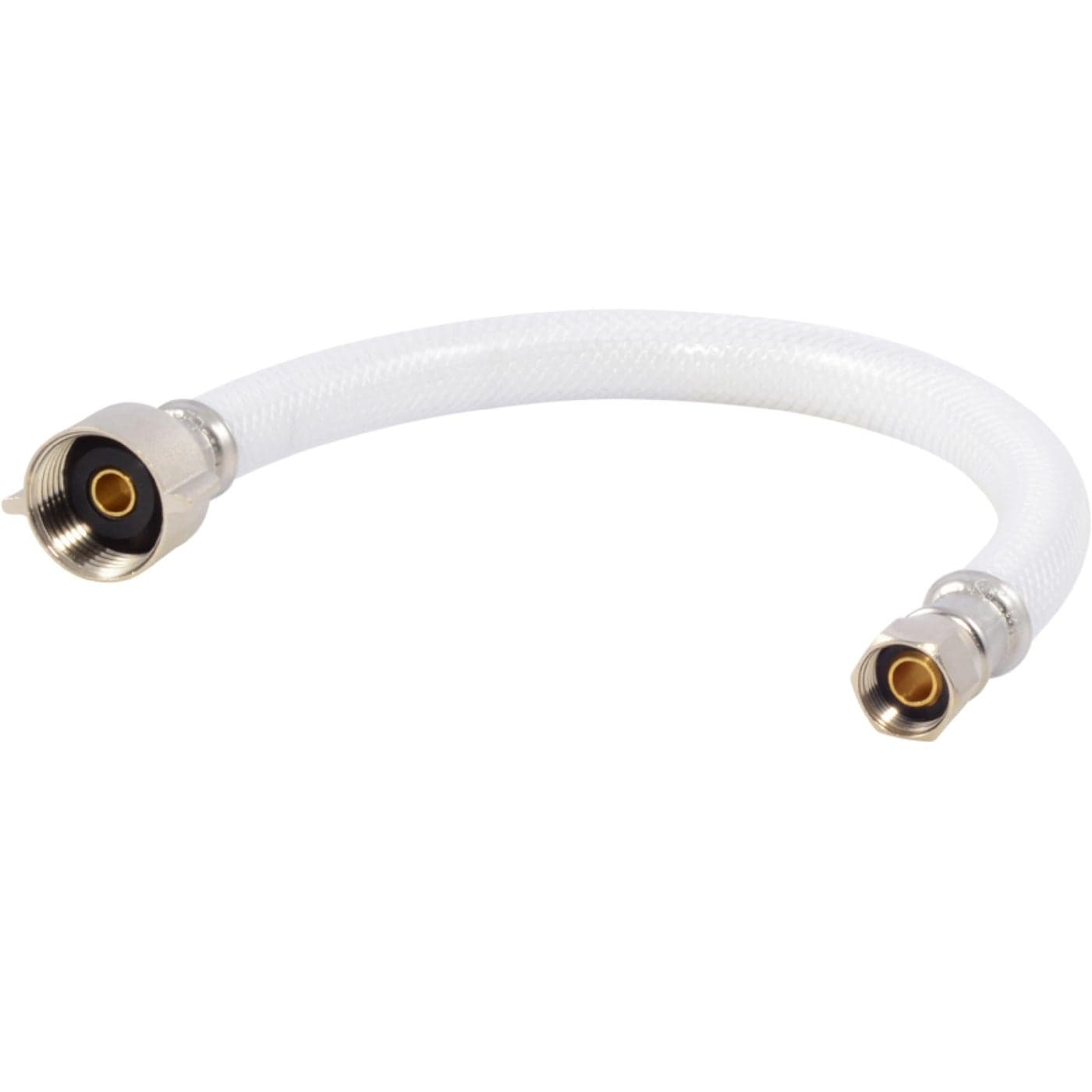 Eastman 12 Inch Flexible Toilet Connector 78 Inch Ballcock x 38 Inch Compression Inlet Connection 48145