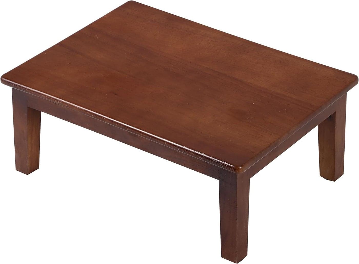 Craftsline Wooden Step Stool for Adults,16.53x 11.81 x 6.3inStep Stool for Bed,Capable of Bearing 300 pounds,Wooden one Step Foot Stool for Bedroom (Brown)