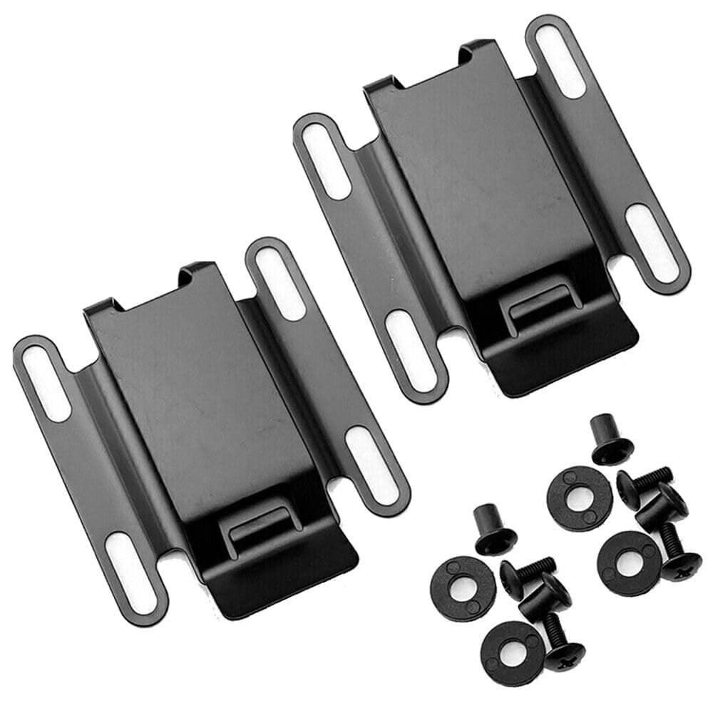 TEAMWILL K Sheath Clip for Stainless Steel Kydex Clip Universal Scabbard Waist Clip 2PCS