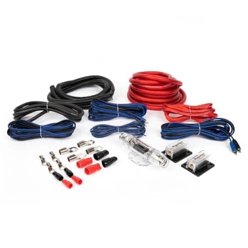 InstallGear Dual 8 Gauge Amp Wiring Kit - Amp Kit with Amplifier Installation Wiring True Spec and Soft Touch Wire - 8 Gauge Wire, 8 Gauge Amp Kit, Amplifier Wiring Kit, Sub Wiring Kit