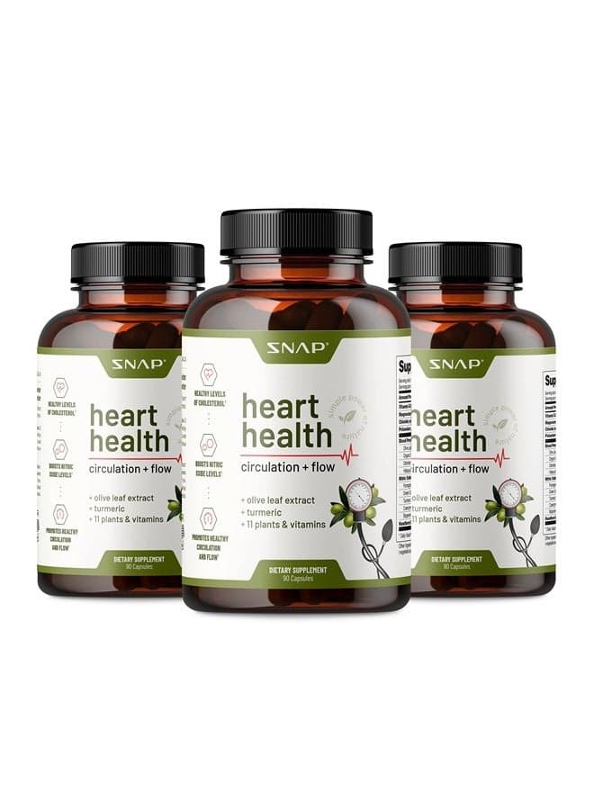 Heart Health Supplements and Blood Circulation Supplements, 270 Capsules