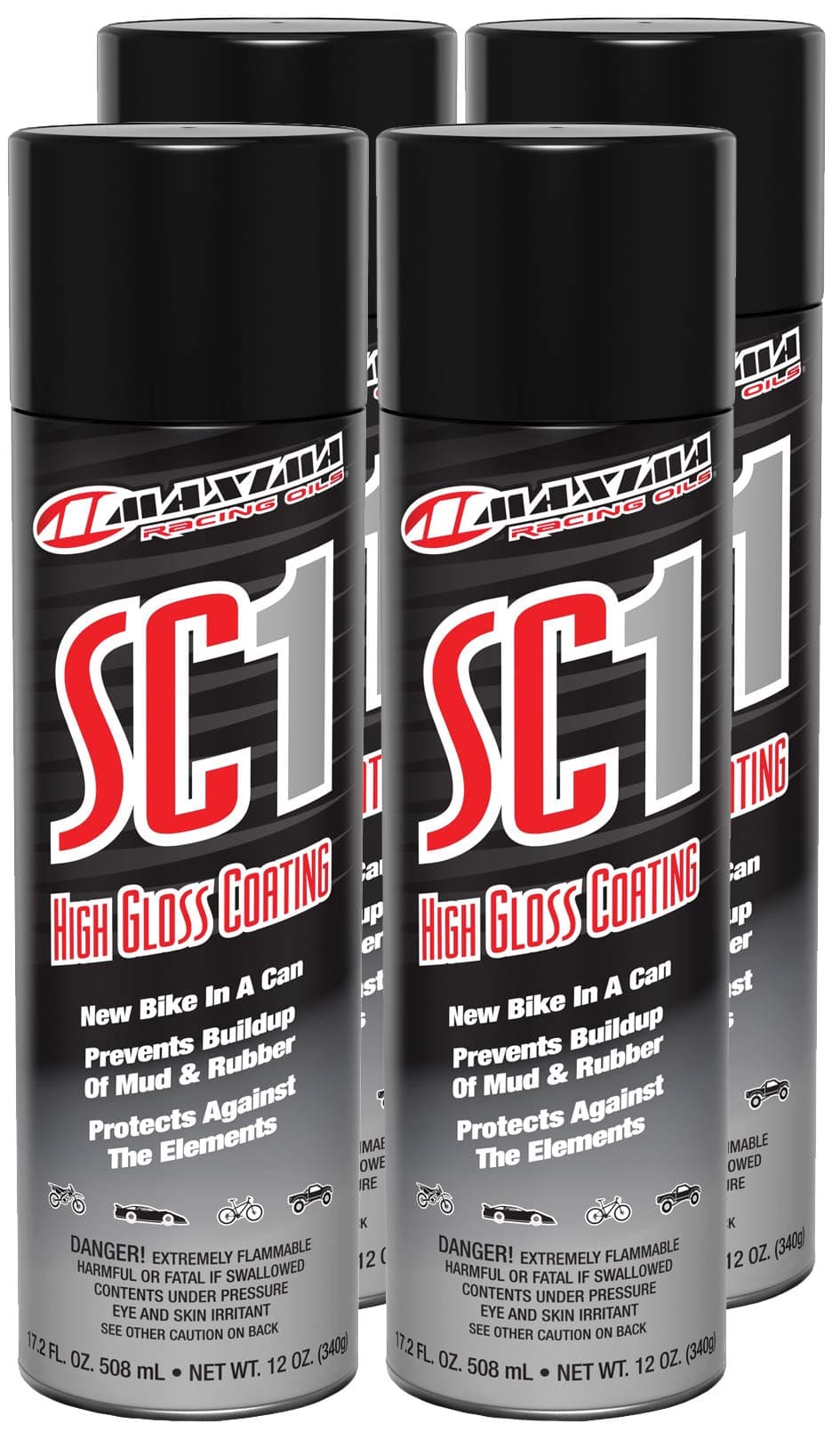 Maxima 789204PK SC1 High Gloss Coating 688 FL OZ 2032 mL NET WT 48 OZ 1360g 4Pack