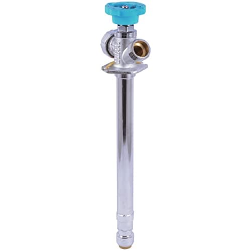 SharkBite 8 Brass Push Frostfree Sillcock ChromeBlue