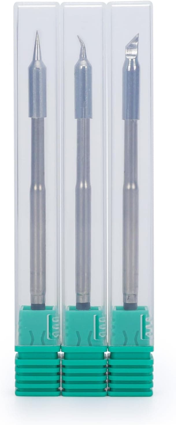 YIHUA C245Compatible 3 Pcs Soldering Tip Set TypeI TypeSI and TypeK ONLY for YIHUA 982 Black 982D 982III 606A Handpiece and 982DII Soldering Station