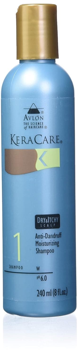 KeraCare Moisturizing Shampoo8 oz Sulfate Free Relieves Dry and Itchy Scalp Conditions Eliminates Flakes Liquid Volume 240 ml