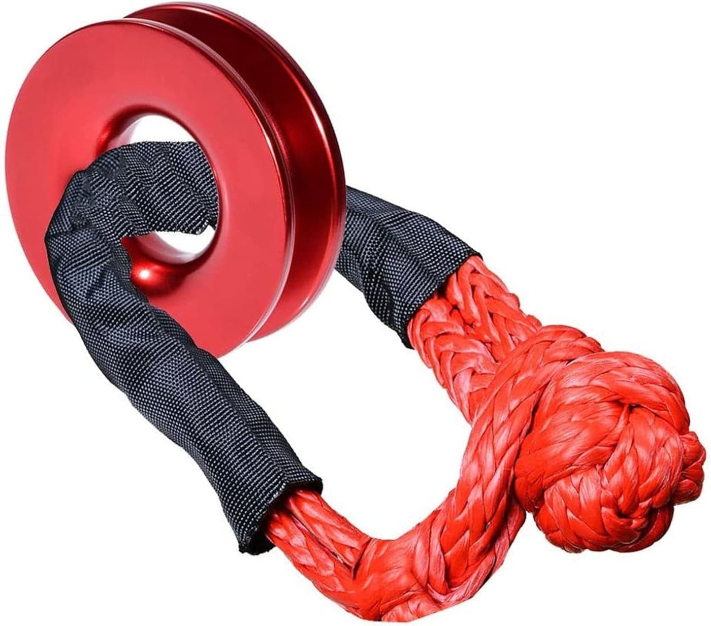 FizLig Winch Recovery Ring with Synthetic Rope
