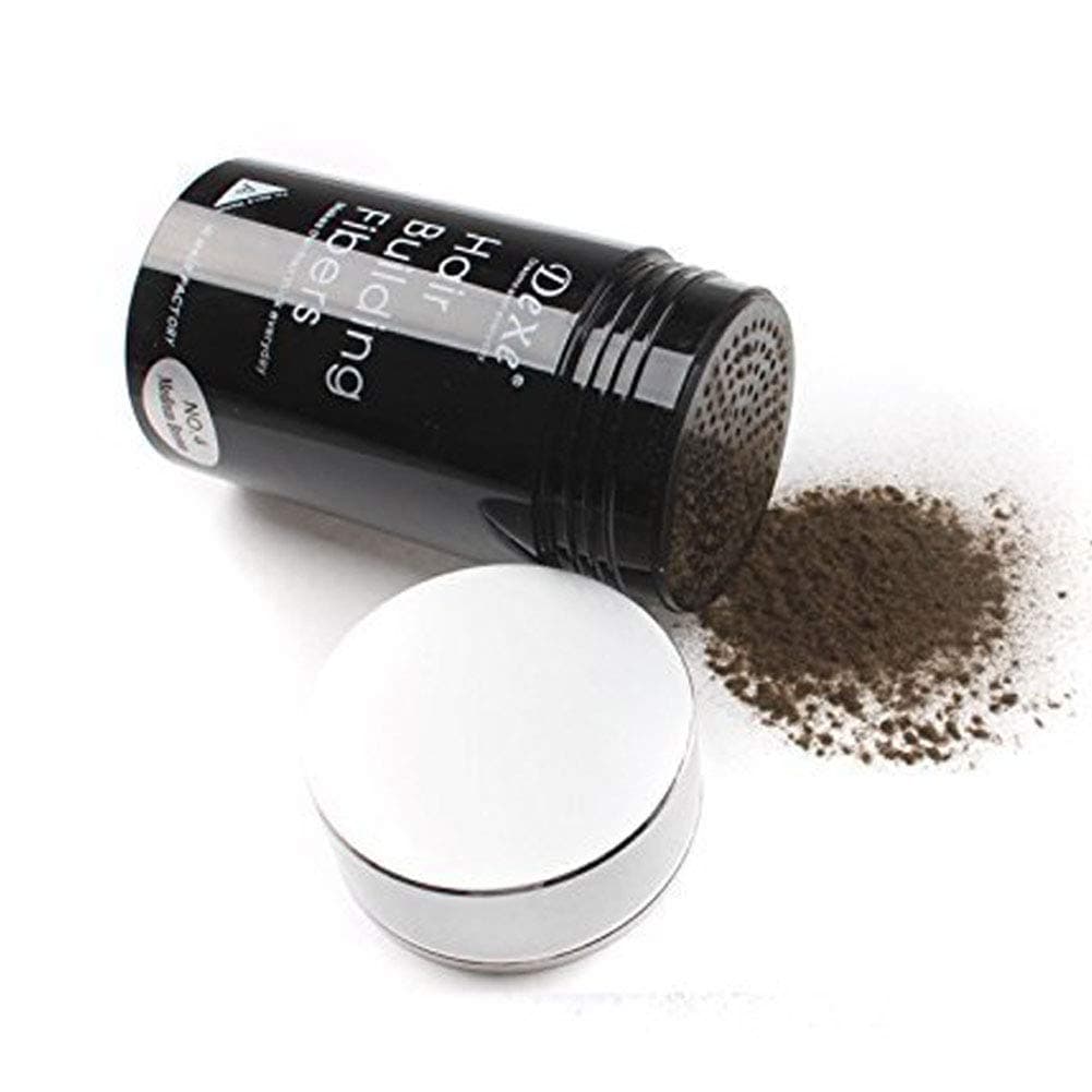 Dexe Easy to Use Lose Hair Building Fibers Medium Brown Color 22g