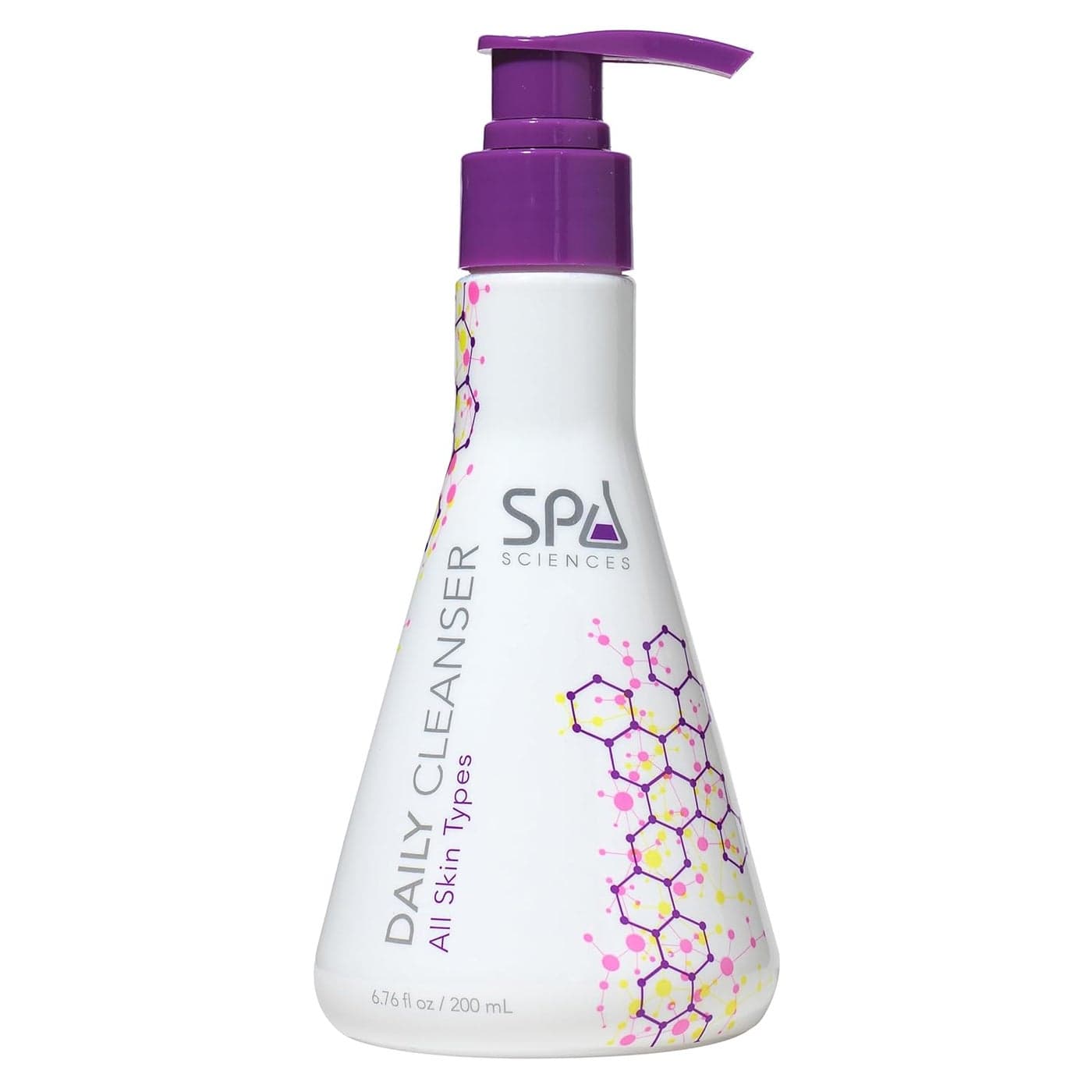 SPA SCIENCES Daily Cleanser Made in the USA With Hyaluronic Acid Antioxidants Chamomile Arnica Extracts Soothe Hydrate Purify Vegan For All Skin Types 676oz