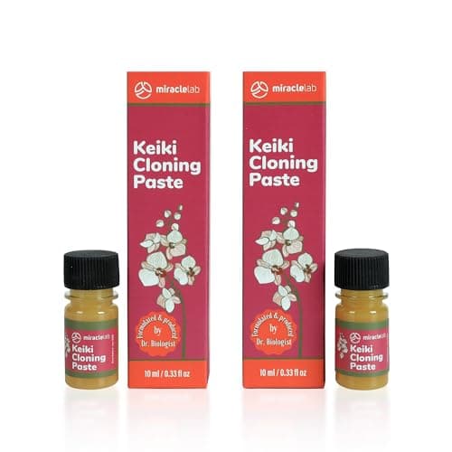 Miracle Lab Keiki Cloning Paste - Special Cytokinin Formula Gives a New Baby Orchid (Keiki) in Weeks - Can Be Used on All Kinds of Orchids and Also House Plants (2 Pack)
