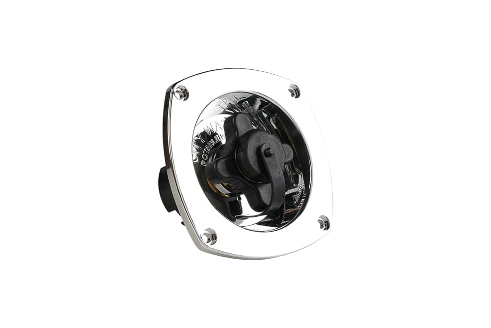 SEAFLO Wall Mount Pressure Regulated Water Inlet Chrome