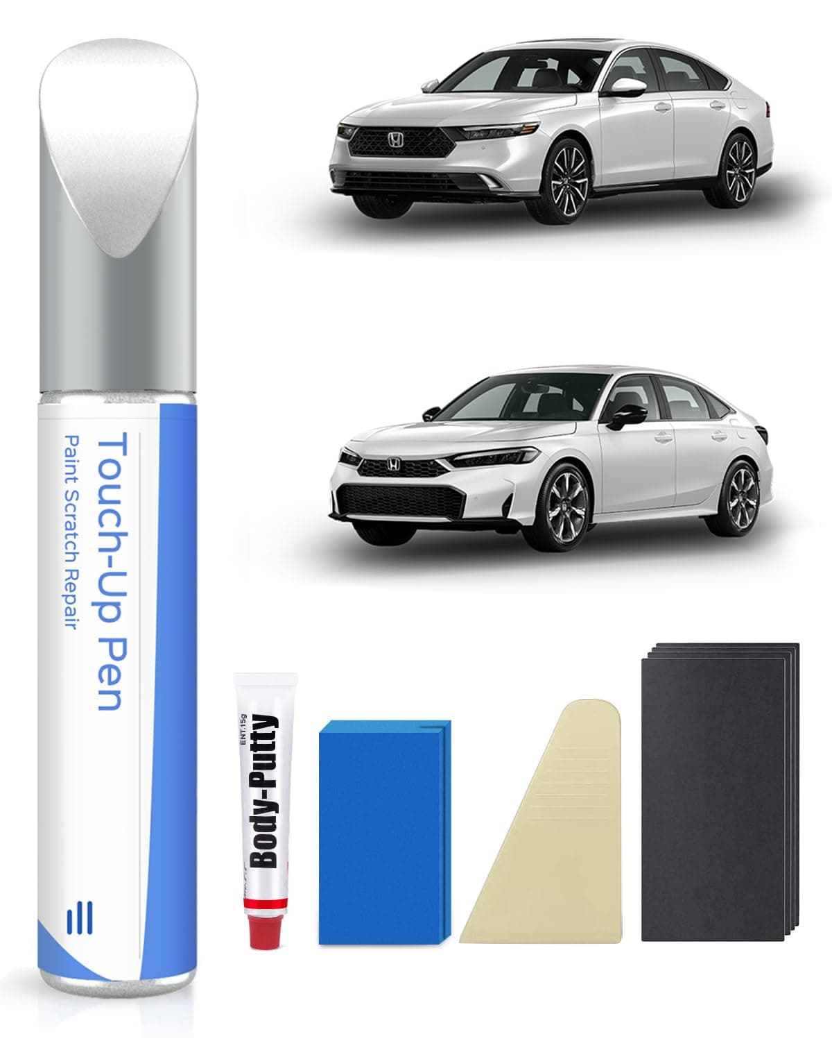 PARTS4EV White Orchid Pearl(NH-788P) Touch Up Paint Repair Kit Compatible with Honda - DIY Kit Exactly Matches Chips and Nicks