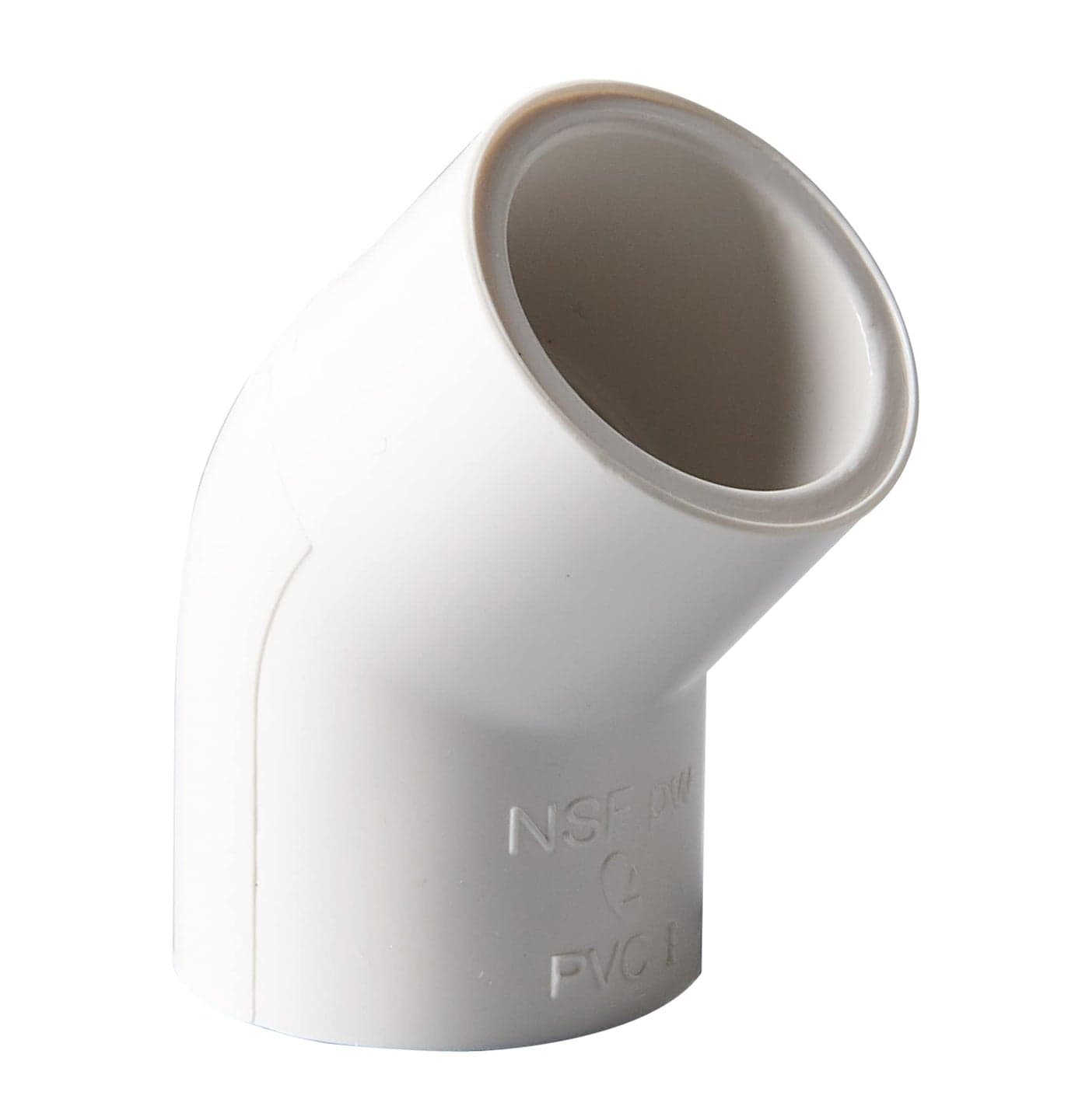 Rainbow Dream 3/4-Inch 45 Degree PVC Pipe Elbow - 10 Packs, White