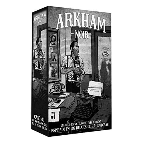 Ludonova Arkham Noir Case 1 The Witch Cult Murders Solitaire Detective Game Lovecraftian Horror Atmospheric Noir Experience Adjustable Difficulty 1 Player Ages 14 30 Min Playtime Made by