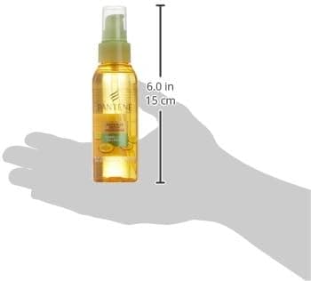 Pantene Argan Infused Hair Oil for Dry and Damaged Smooth and Sleek Hair Treatment With Argan Oil Leave in Conditioner for Curly Hair Anti Frizz Hair Serum Curly Hair Products 100 ml