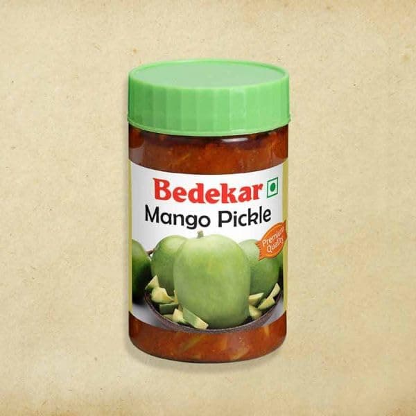 VPBedekar Premium Pickles | Variants: Mango, Lime & Mixed Veg Pickle | A++ Grade | Authentic Indian Taste, 400g Jar (Mango Pickle - 400g)