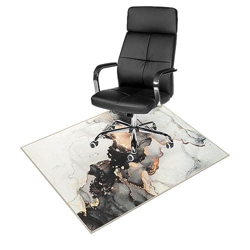 Anidaroel Office Chair Mat for HardwoodTile Floor 36x48 Desk Chair Mat for Office Gaming Under Desk Rug for Rolling Chair AntiSlip Computer Chair Mats LowPile Carpet Protector Rug
