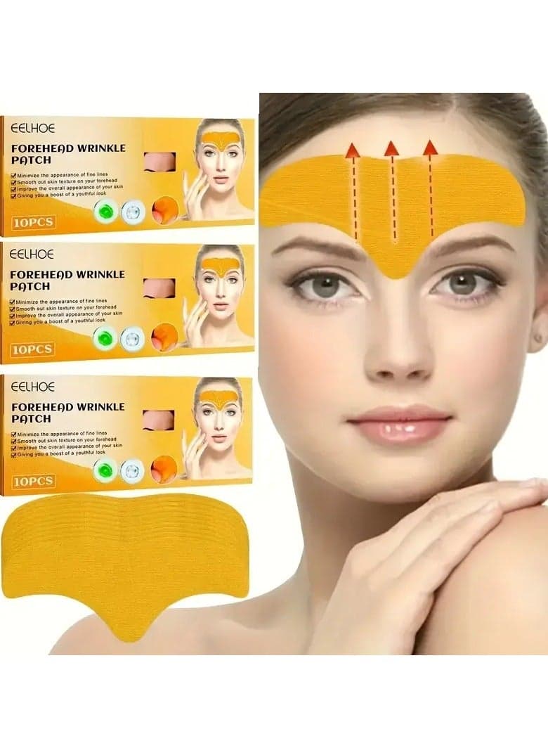 10pcs*3 Forehead Tightening Patches - Smooth and Soft, Significantly Tighten the Skin, Restore Youthful Luster, Alcohol-free