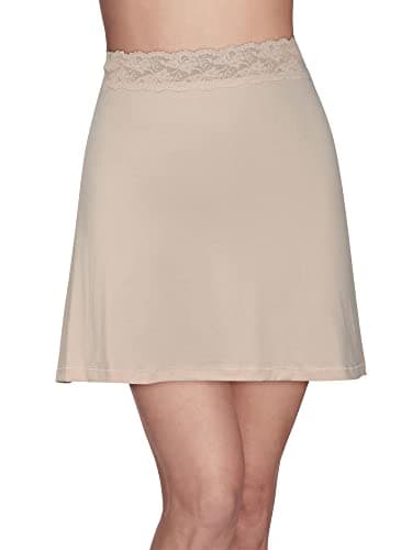 Vanity Fair Women's Body Foundation Half Slip 11072, Damask Neutral, Small, 16 Inch
