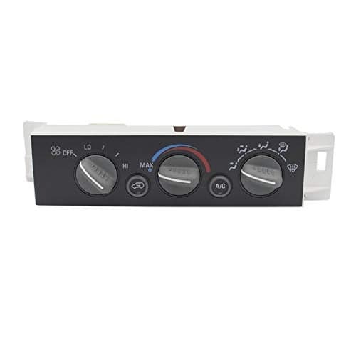 9378815 1572548 599007 AC Heater Control Panel Climate Control Module Switch Without Rear Window Defogger for 19961999 Chevy Truck GMC C1500 C2500 C3500 K1500 K2500 K3500 Truck 16231175