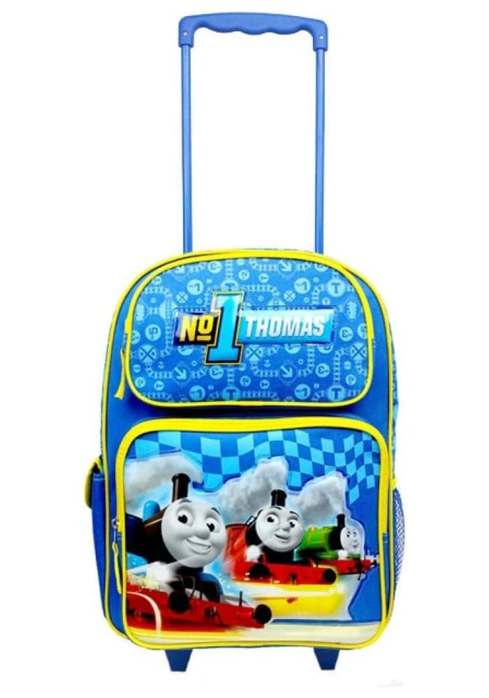 Fab Thomas the Tank Engine Large Rolling Backpack #85105