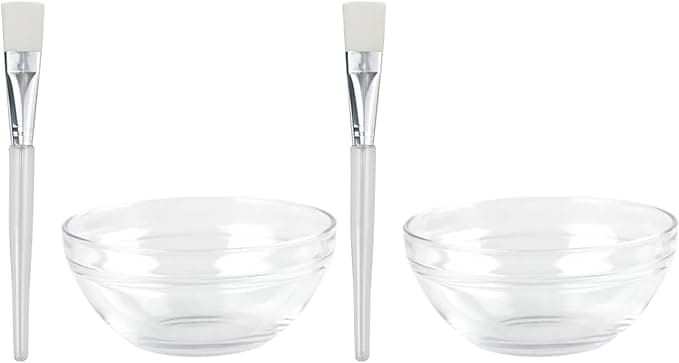 minkissy 24 Pcs Bowl Brush Facial Brush Diy Tools Mixing Bowls Skincare Kits Beauty Make up Spatula Facial Mixing Bowl Diy Tools Clay Applicator Scraper