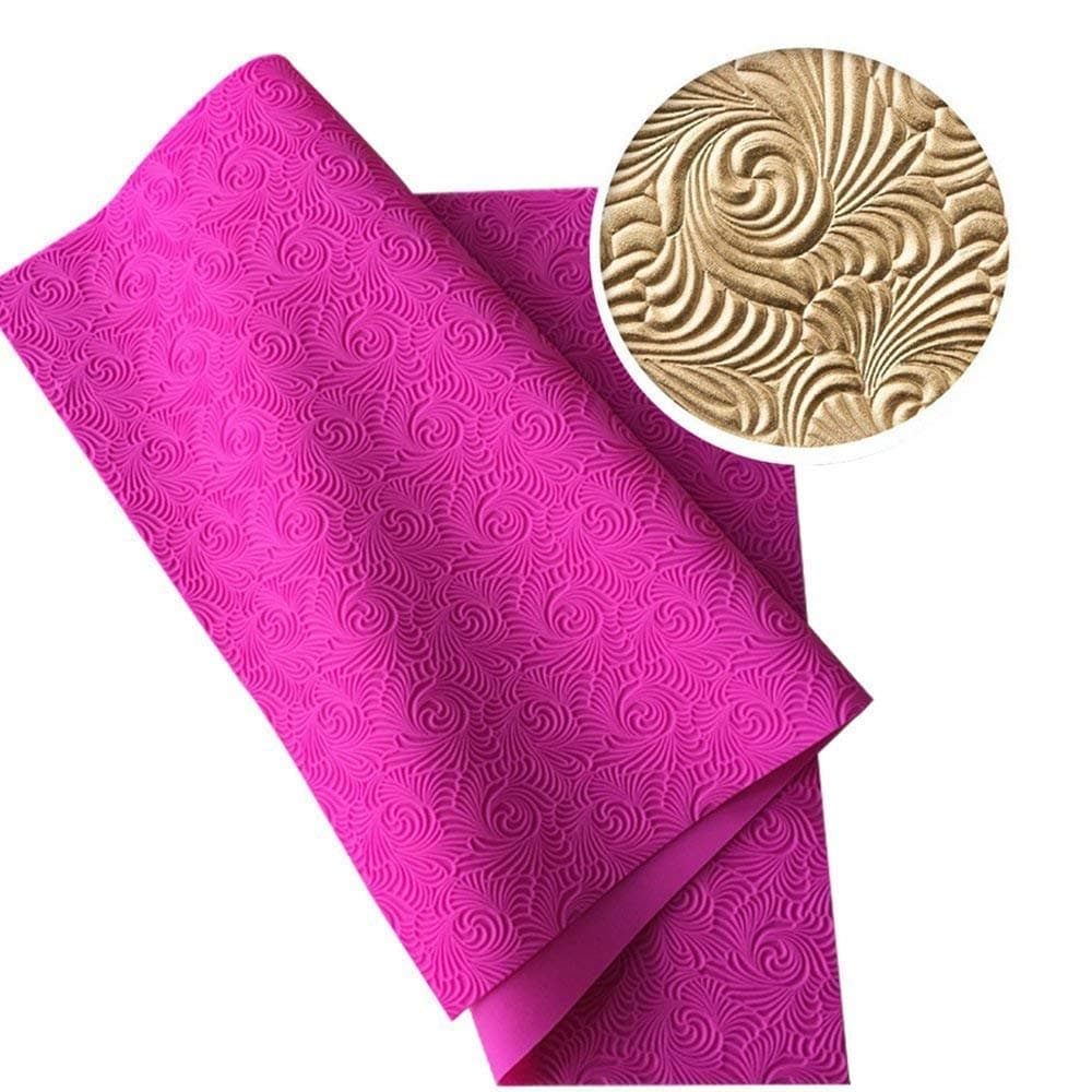 ART Kitchenware Spiricle Large Impression Cake Lace Mats 22 x 15 Silicone Lace Mould Fondant Cake Decorarting Tools BLM25