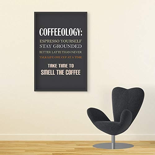 Inephos Coffeeology Coffee Poster Print (Size: 8 inch X 12 inch, Framed, Laminated Print)