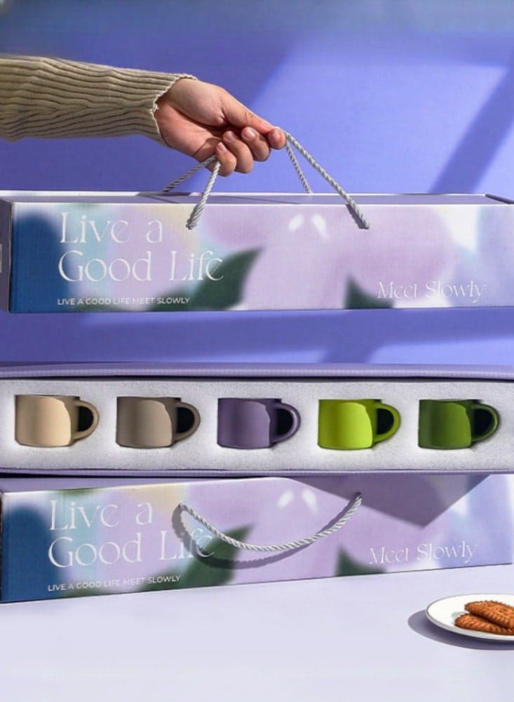 Limited Stock Left!Ceramic Water Cup Souvenir, Couple Coffee Cup, Girl's Gift, Business Gift Set