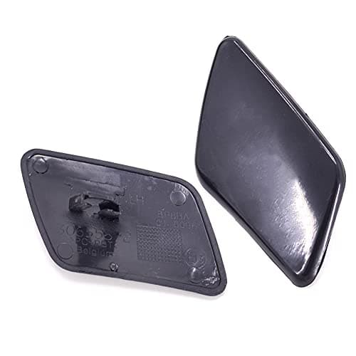 CNUPSM Front Bumper Headlight Washer Nozzle Cover Cap 1 Pair Left and Right 39991799 39991798 Compatible with Volvo S40 V50 2005-2007