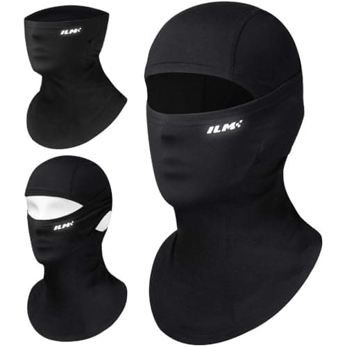 ILM Kids Motorcycle Balaclava Face Mask for Ski Model FM01 Black