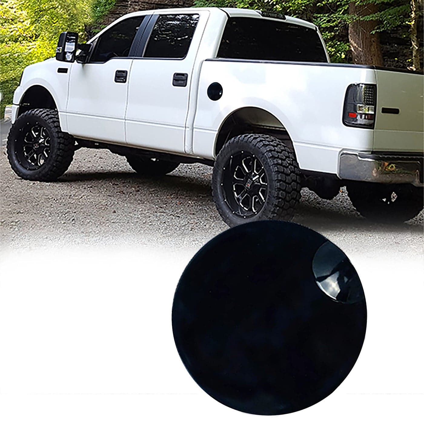 MYFANDOOR Gas Tank Door Cover fit for Ford F150 20042008 Lincoln Mark LT 0608 Plastic Fuel Filler Door Replace 4L3Z99405A26EAA 4L3Z99405A26EAA